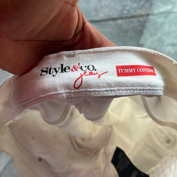 Women’s White Jeans size 11 by Style & Company Jeans - Picture 4 of 4